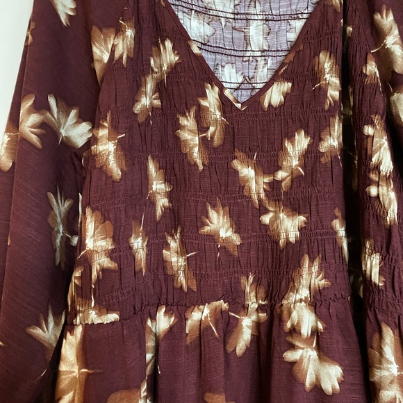 Plus size Ava & Viv long sleeve midi dress. NWT - Picture 2 of 2